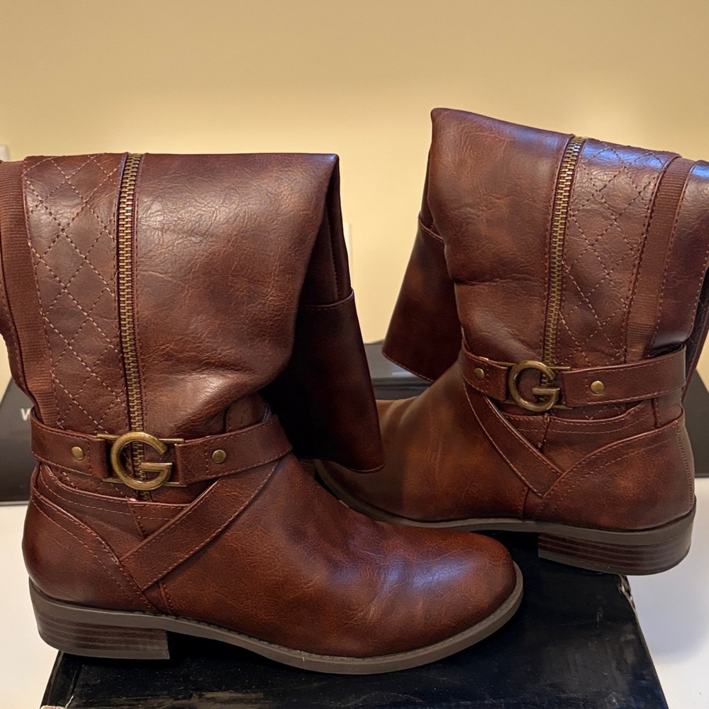Women's Brown Leather Boots